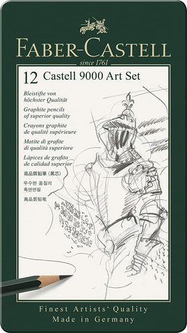 FABER CASTELL 9000 - LAPIZ PARA DIBUJO ARTISTICO SET DE 12