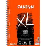 CANSON XL BLOC CROQUIS ANILLAS LATERAL A4 90 g/m²