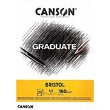 CANSON GRADUATE BLOC BRISTOL 180 g/m2 A4